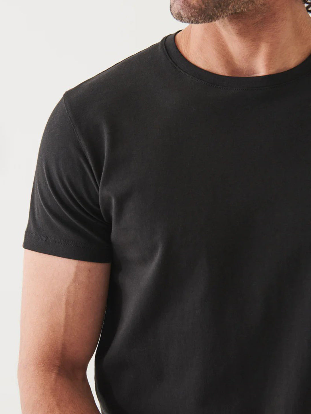 Iconic Pima Crew Neck T-Shirt-Patrick Assaraf-Over the Rainbow