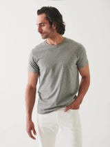 Iconic Pima Crew Neck T-Shirt-Patrick Assaraf-Over the Rainbow