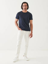 Iconic Pima Crew Neck T-Shirt-Patrick Assaraf-Over the Rainbow