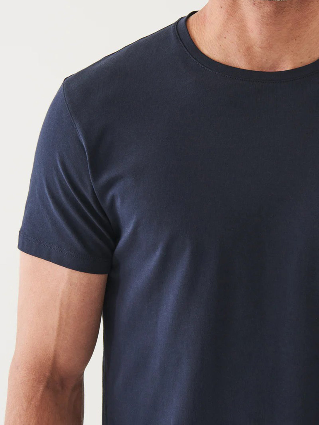 Iconic Pima Crew Neck T-Shirt-Patrick Assaraf-Over the Rainbow