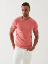 Iconic Pima Crew Neck T-Shirt - Salmon Pink