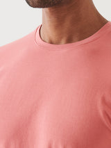 Iconic Pima Crew Neck T-Shirt - Salmon Pink