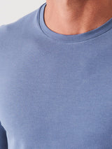 Long Sleeve Iconic Crew Tee - Seaport-Patrick Assaraf-Over the Rainbow