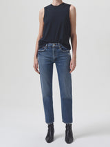 Kye Mid Rise Straight Crop Jean - Notion-AGOLDE-Over the Rainbow