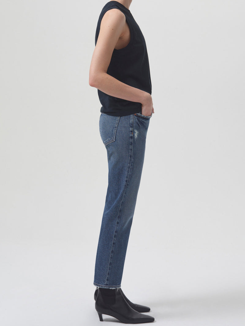 Kye Mid Rise Straight Crop Jean - Notion-AGOLDE-Over the Rainbow