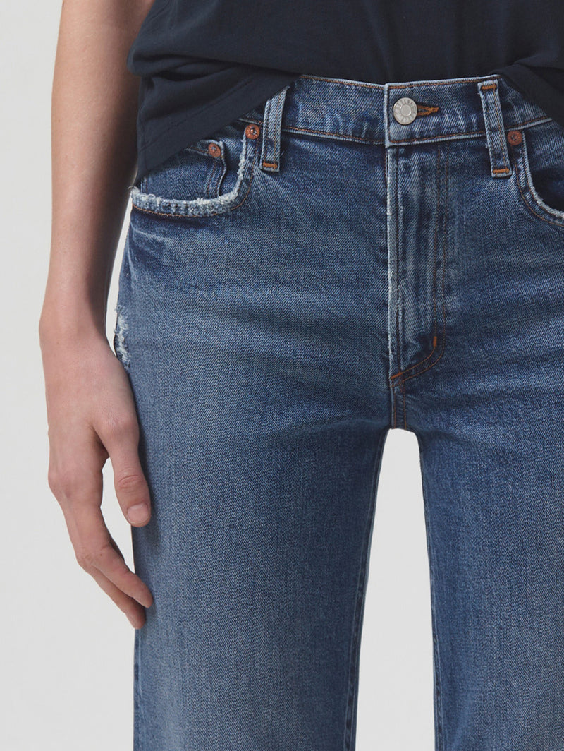 Kye Mid Rise Straight Crop Jean - Notion-AGOLDE-Over the Rainbow