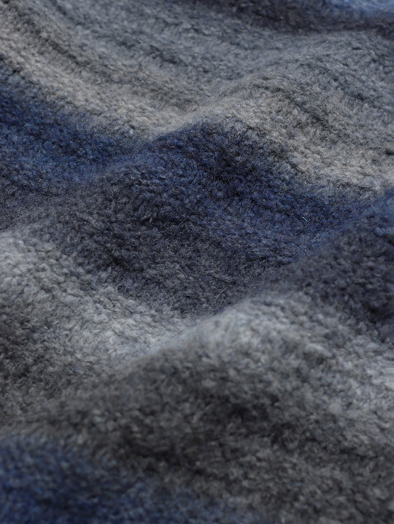 Hosono Sweater - Blue Stripe-FAR AFIELD-Over the Rainbow