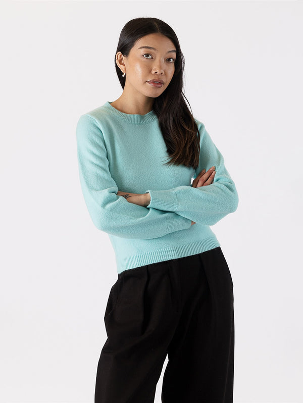 Annie Sweater - Turquoise-LYLA+LUXE-Over the Rainbow