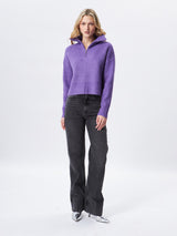 Atlas Zip Sweater - Iris-John + Jenn-Over the Rainbow