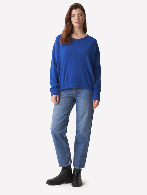 Betsy Boyfriend Crew Sweater-BRODIE-Over the Rainbow