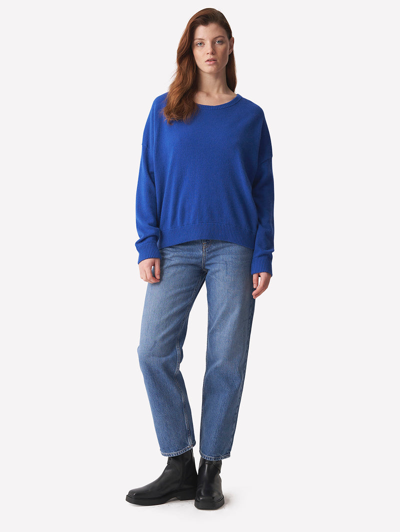 Betsy Boyfriend Crew Sweater-BRODIE-Over the Rainbow