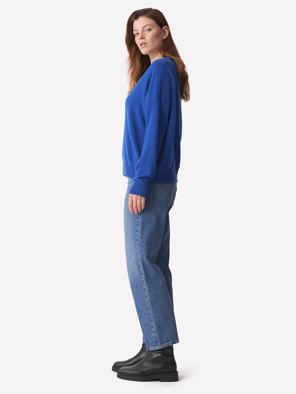 Betsy Boyfriend Crew Sweater-BRODIE-Over the Rainbow
