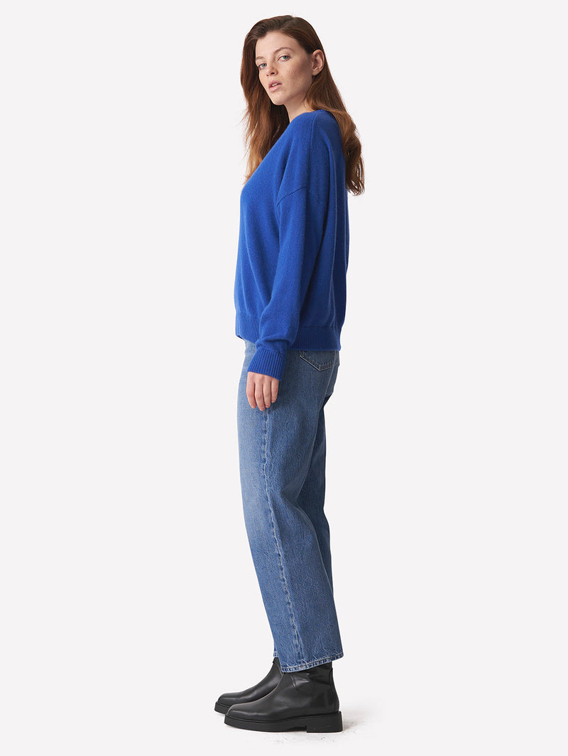 Betsy Boyfriend Crew Sweater-BRODIE-Over the Rainbow