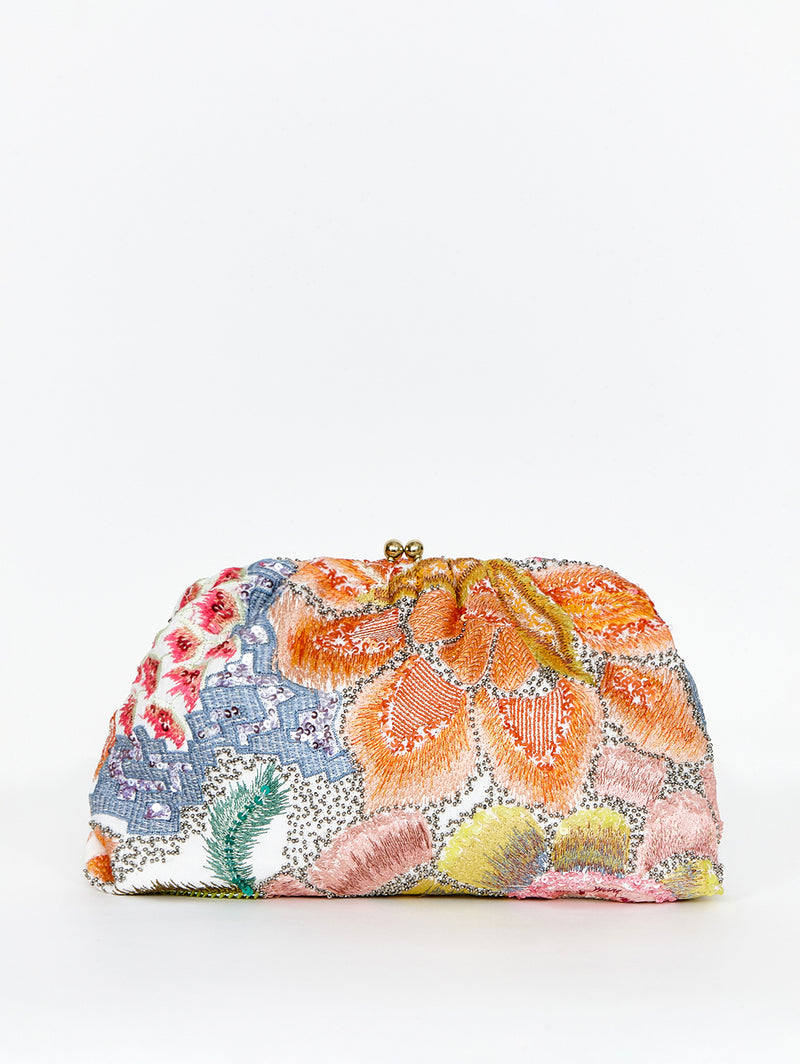 Alta Embroidered Clutch - Multi