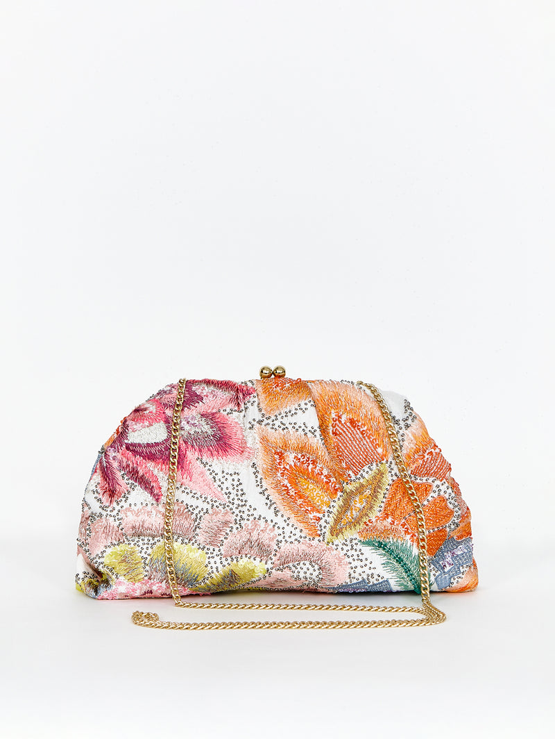 Alta Embroidered Clutch - Multi