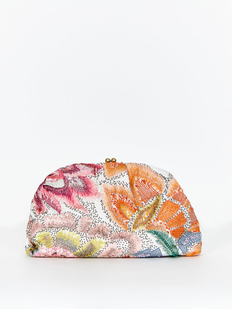Alta Embroidered Clutch - Multi
