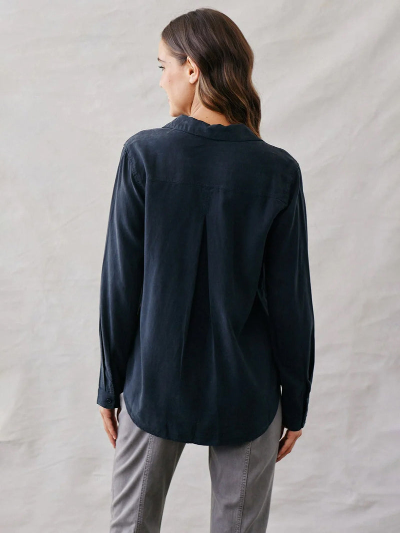 Long Sleeve Classic Button Down-Bella Dahl-Over the Rainbow