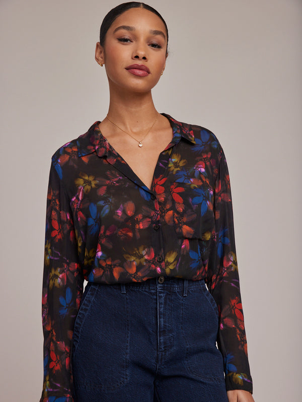 Print Shirt - Evening Garden-Bella Dahl-Over the Rainbow