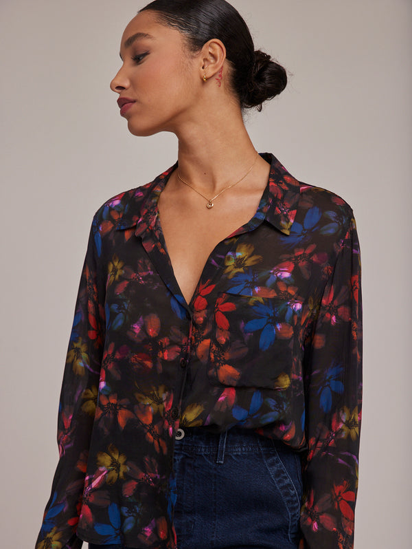 Print Shirt - Evening Garden-Bella Dahl-Over the Rainbow
