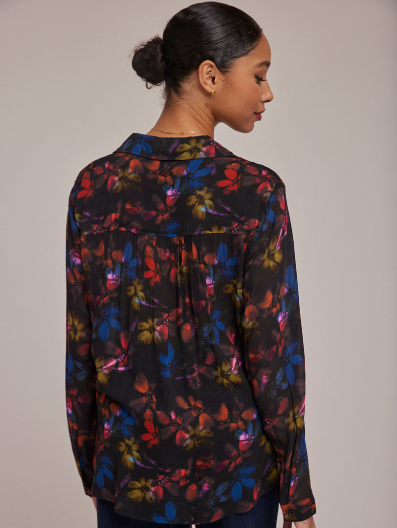 Print Shirt - Evening Garden-Bella Dahl-Over the Rainbow