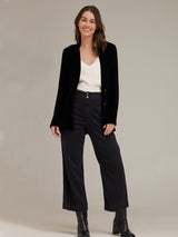 Velvet Jacket - Black-Bella Dahl-Over the Rainbow
