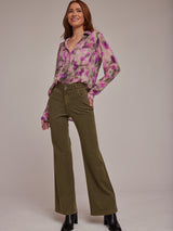 Hipster Shirt - Floral Print-Bella Dahl-Over the Rainbow