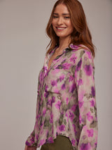 Hipster Shirt - Floral Print-Bella Dahl-Over the Rainbow