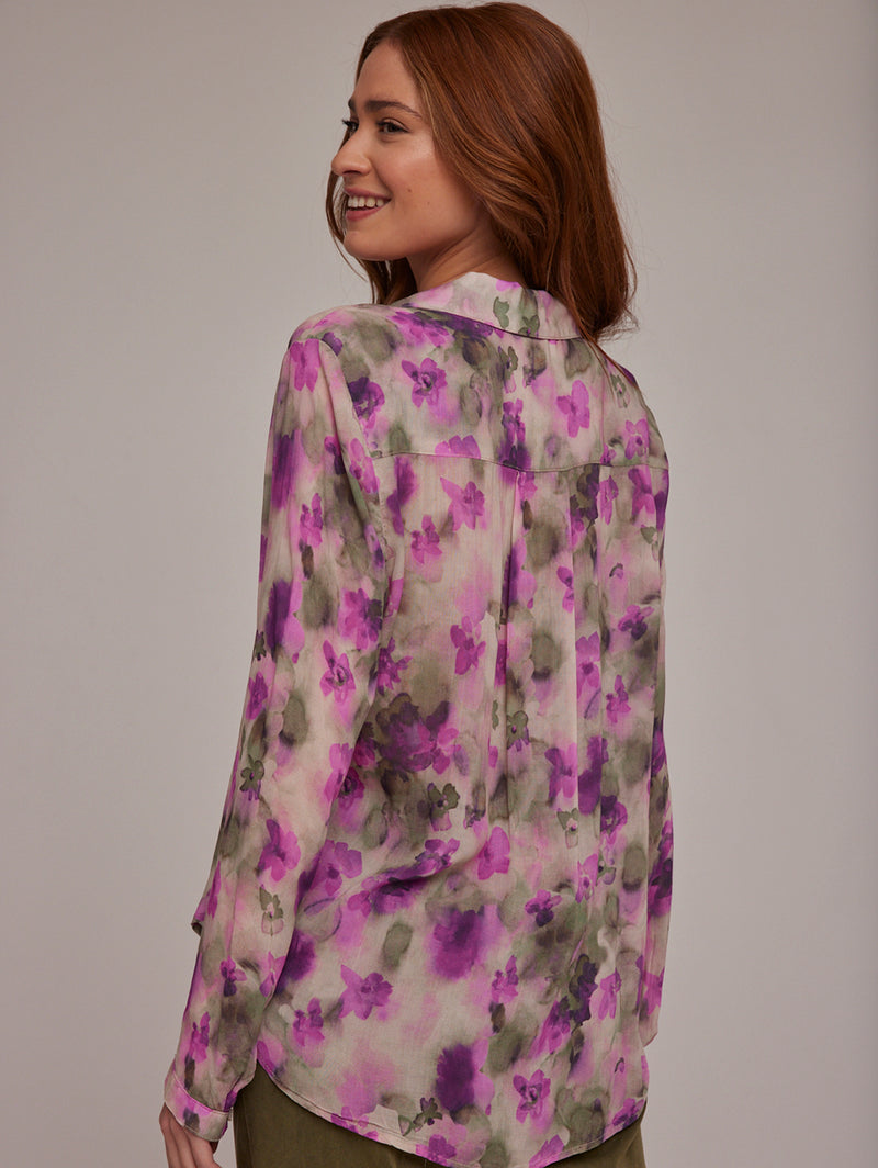 Hipster Shirt - Floral Print-Bella Dahl-Over the Rainbow