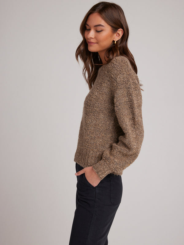 Boucle Crewneck Sweater-Bella Dahl-Over the Rainbow