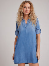 A-Line Long Sleeve Dress - Medium Ombre-Bella Dahl-Over the Rainbow