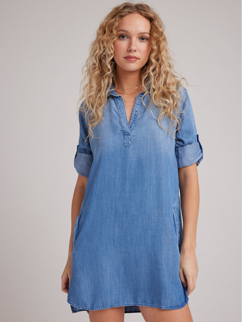 A-Line Long Sleeve Dress - Medium Ombre-Bella Dahl-Over the Rainbow