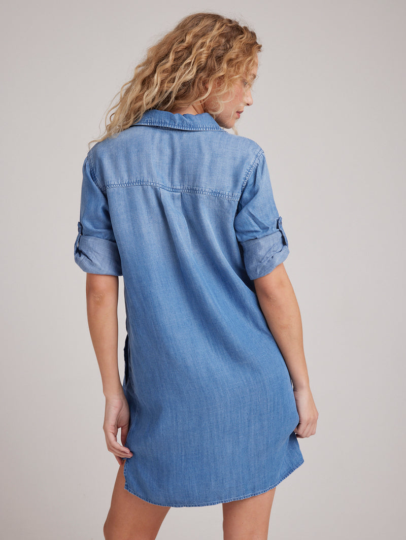A-Line Long Sleeve Dress - Medium Ombre-Bella Dahl-Over the Rainbow