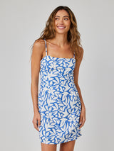 Fitted Cami Mini Dress - Stamped Floral Print-Bella Dahl-Over the Rainbow