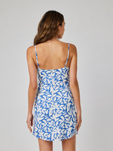 Fitted Cami Mini Dress - Stamped Floral Print-Bella Dahl-Over the Rainbow