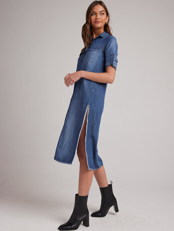 Midi Shirt Dress - Moonlight-Bella Dahl-Over the Rainbow