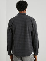 Berkeley Shirt - Black Charcoal Stripe-Rails-Over the Rainbow