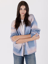 Betsy Ombre Cardigan - Blue Pink-LYLA+LUXE-Over the Rainbow