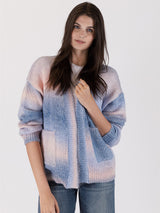 Betsy Ombre Cardigan - Blue Pink-LYLA+LUXE-Over the Rainbow