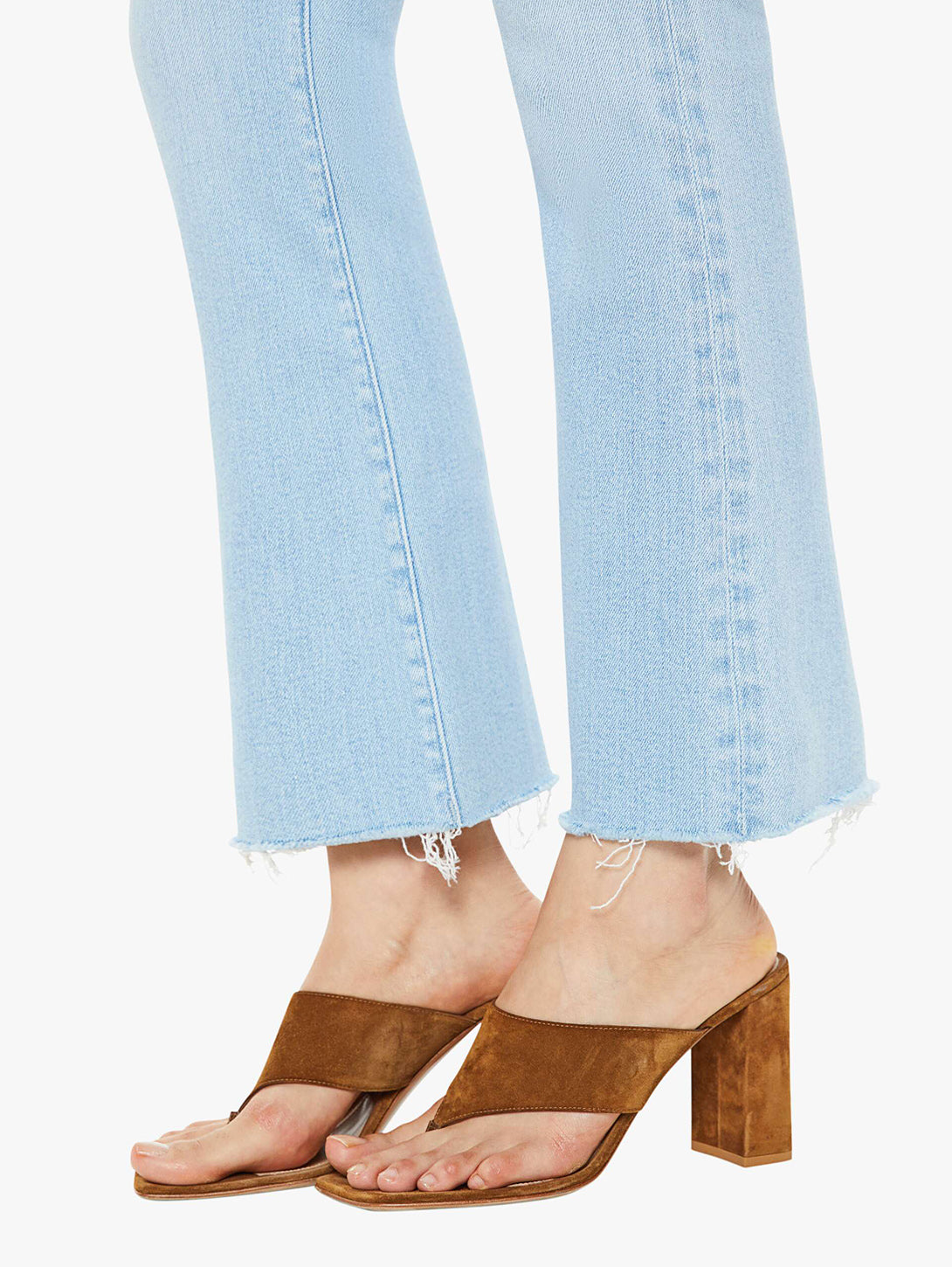 パンツ MOTHER The Hustler Ankle Fray 25 The Hustler Ankle Fray - Ball's In Your Court | MOTHER DENIM