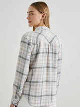 Brady Plaid Shirt - Sky Haze-Rails-Over the Rainbow