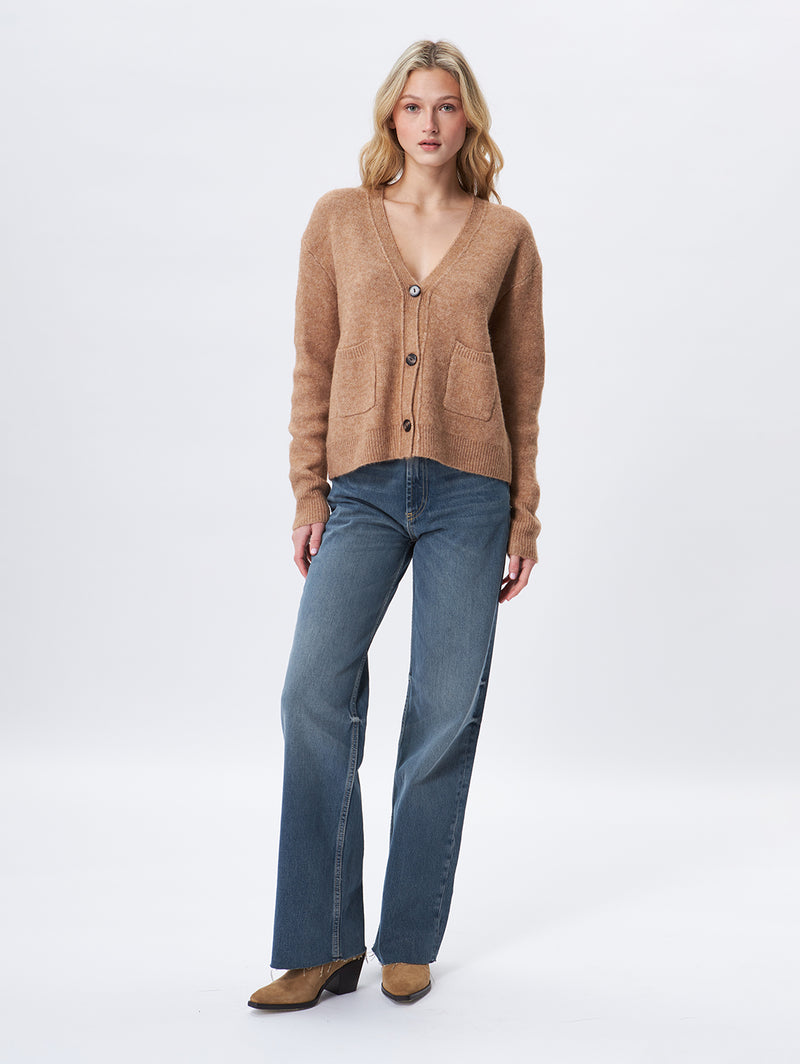 Braxton Cardigan - Camel-John + Jenn-Over the Rainbow