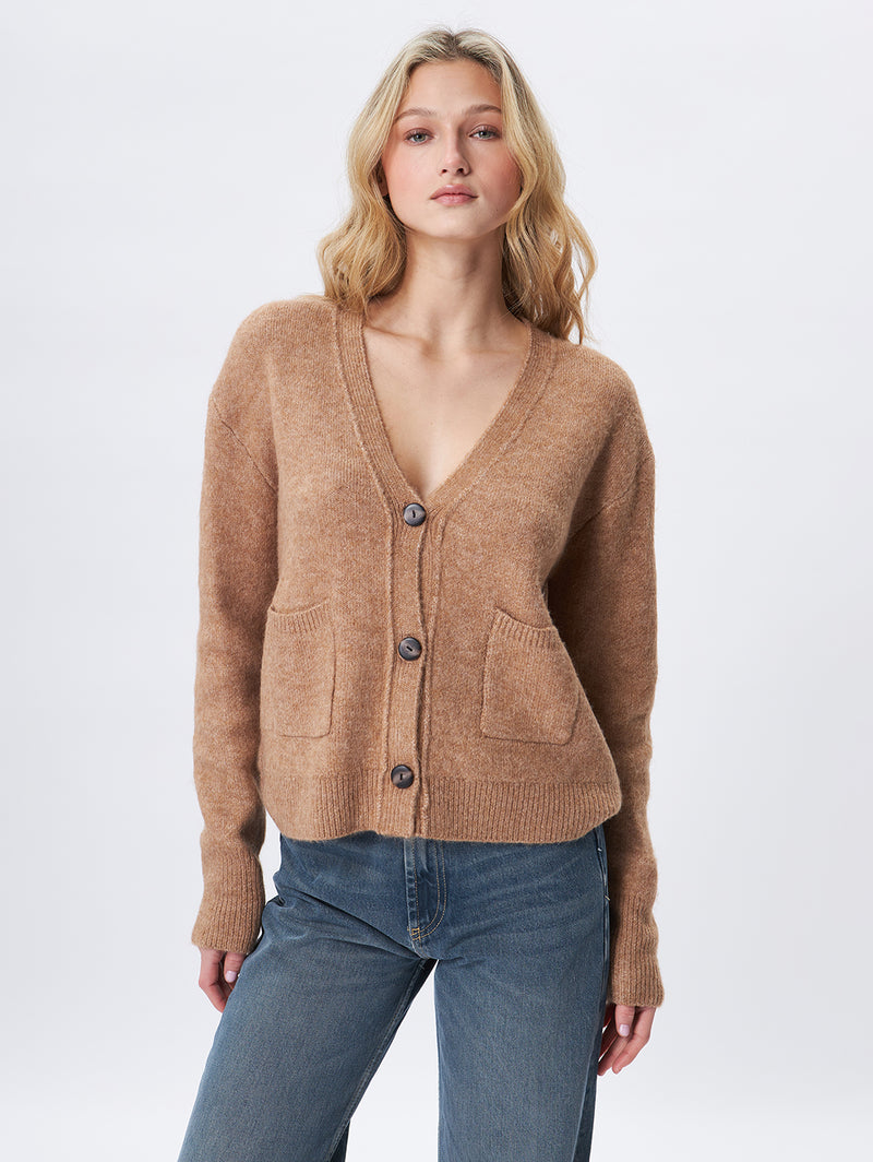 Braxton Cardigan - Camel-John + Jenn-Over the Rainbow