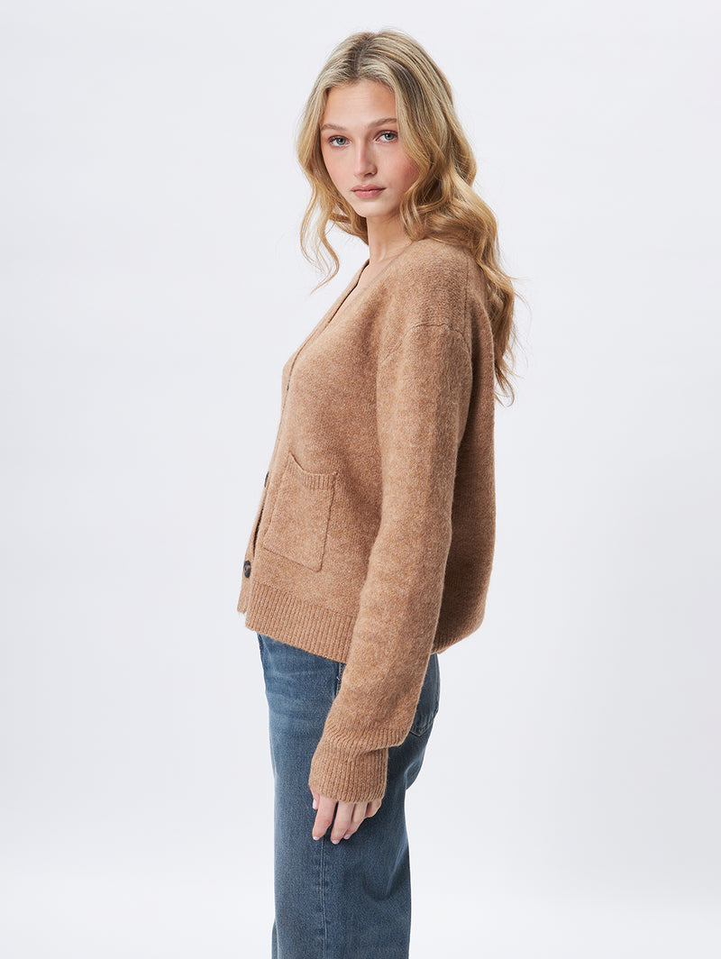 Braxton Cardigan - Camel-John + Jenn-Over the Rainbow