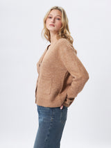 Braxton Cardigan - Camel-John + Jenn-Over the Rainbow