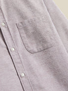 Brushed Oxford Shirt - Bordeaux-PORTUGUESE FLANNEL-Over the Rainbow