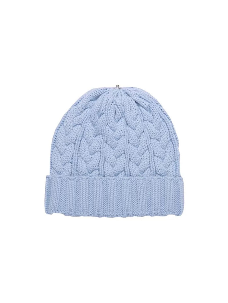 Charlie Cable Toque - Blue Tones-Lindo F-Over the Rainbow