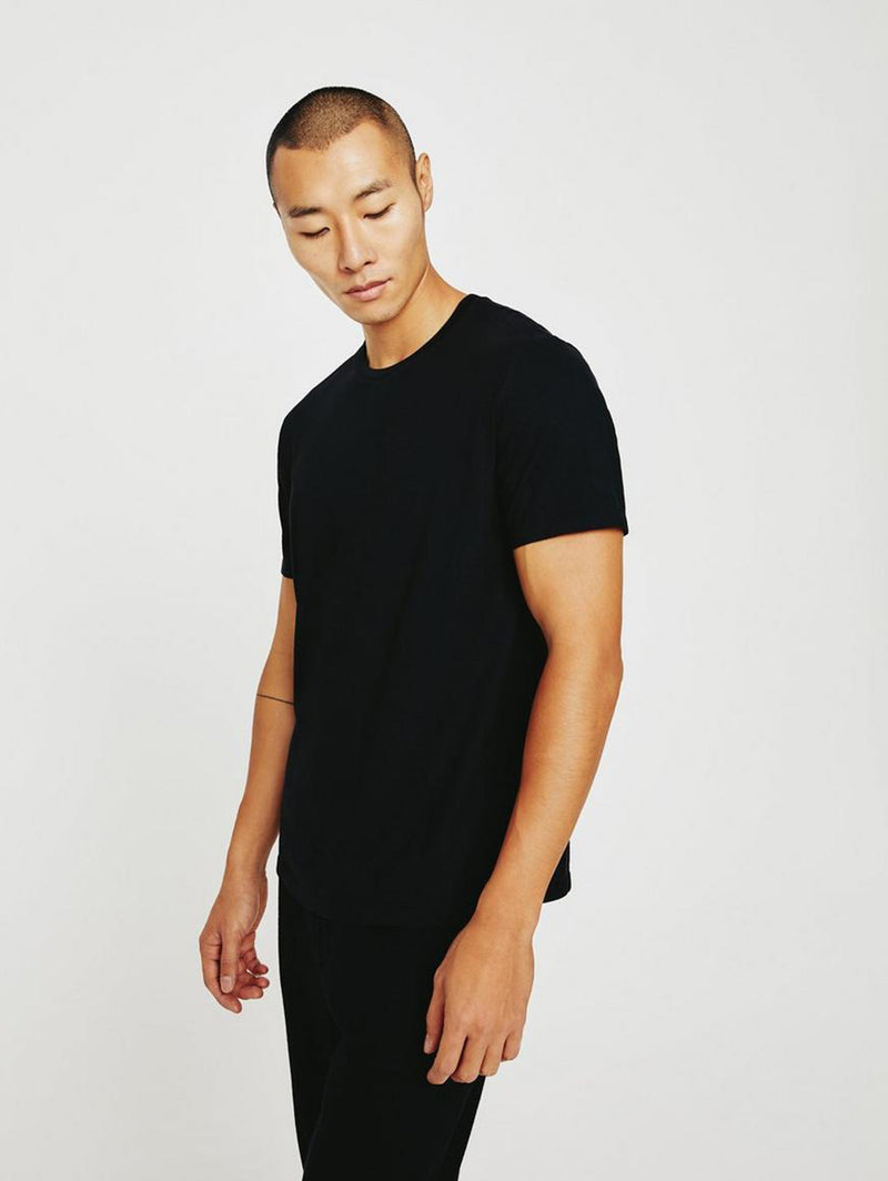 Bryce Crew Neck Tee - True Black-AG Jeans-Over the Rainbow