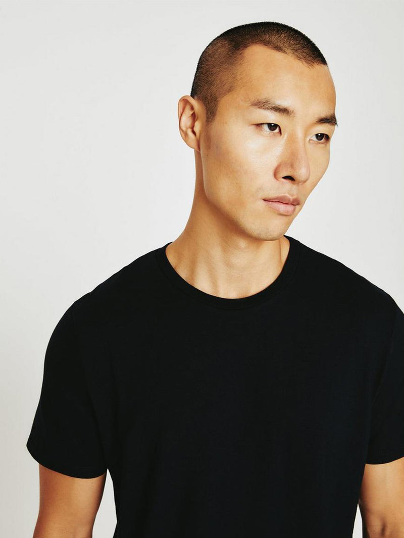 Bryce Crew Neck Tee - True Black-AG Jeans-Over the Rainbow