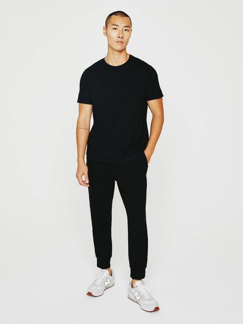 Bryce Crew Neck Tee - True Black-AG Jeans-Over the Rainbow