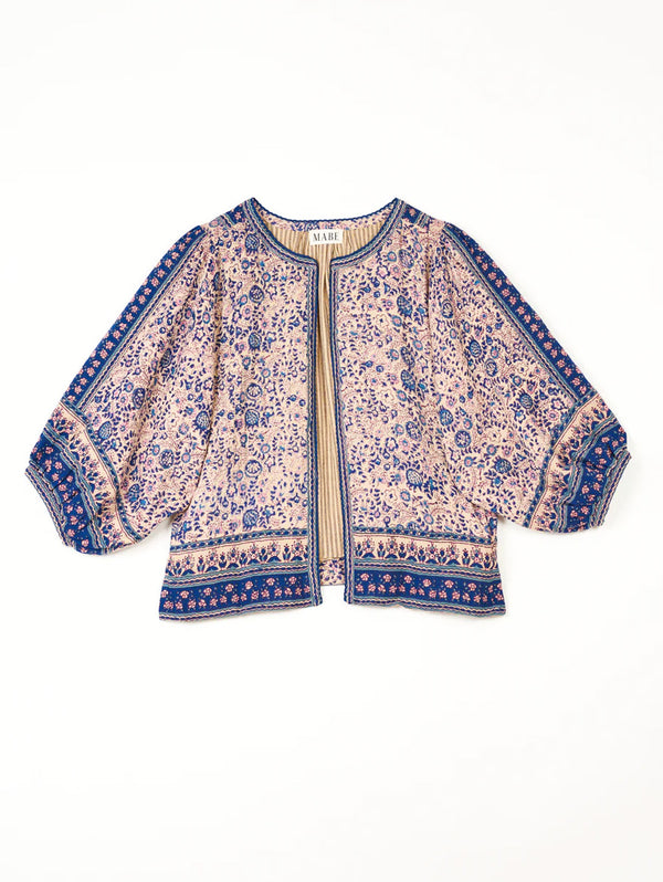 Cass Print Jacket - Multi-MABE-Over the Rainbow